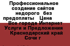 Профессиональное создание сайтов, недорого, без предоплаты › Цена ­ 6 000 - Все города Интернет » Услуги и Предложения   . Краснодарский край,Сочи г.